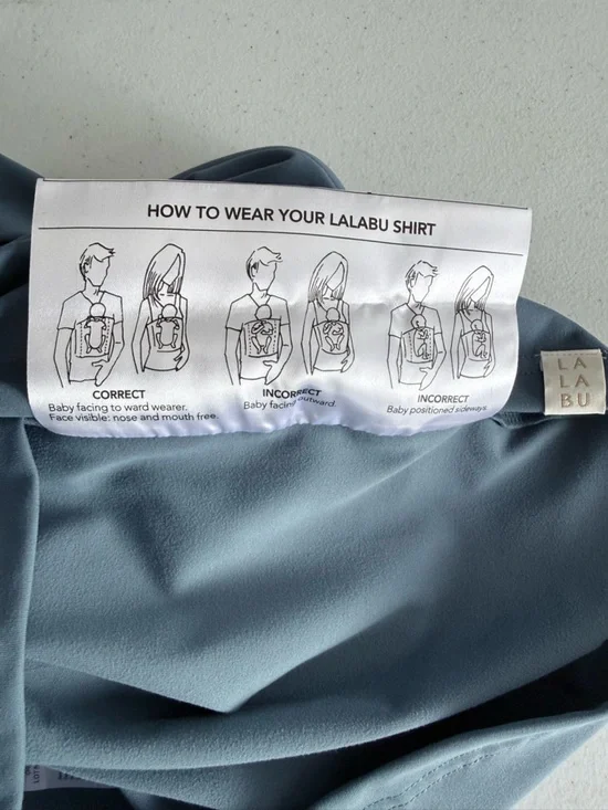 LALABU Soothe Shirt 1.0 Brook Babywearing Postpartum Nursing Tank Top S Newborn - Picture 11 of 14